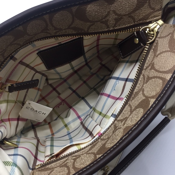 NWT Coach Canvas Tote Bag - Picture 4 of 12